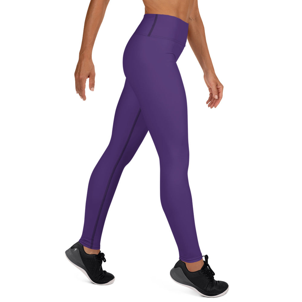 360 Lifestyle Yoga Leggings in Solid Purple