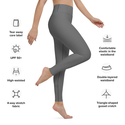 360 Lifestyle Yoga Leggings in Solid Zambezi