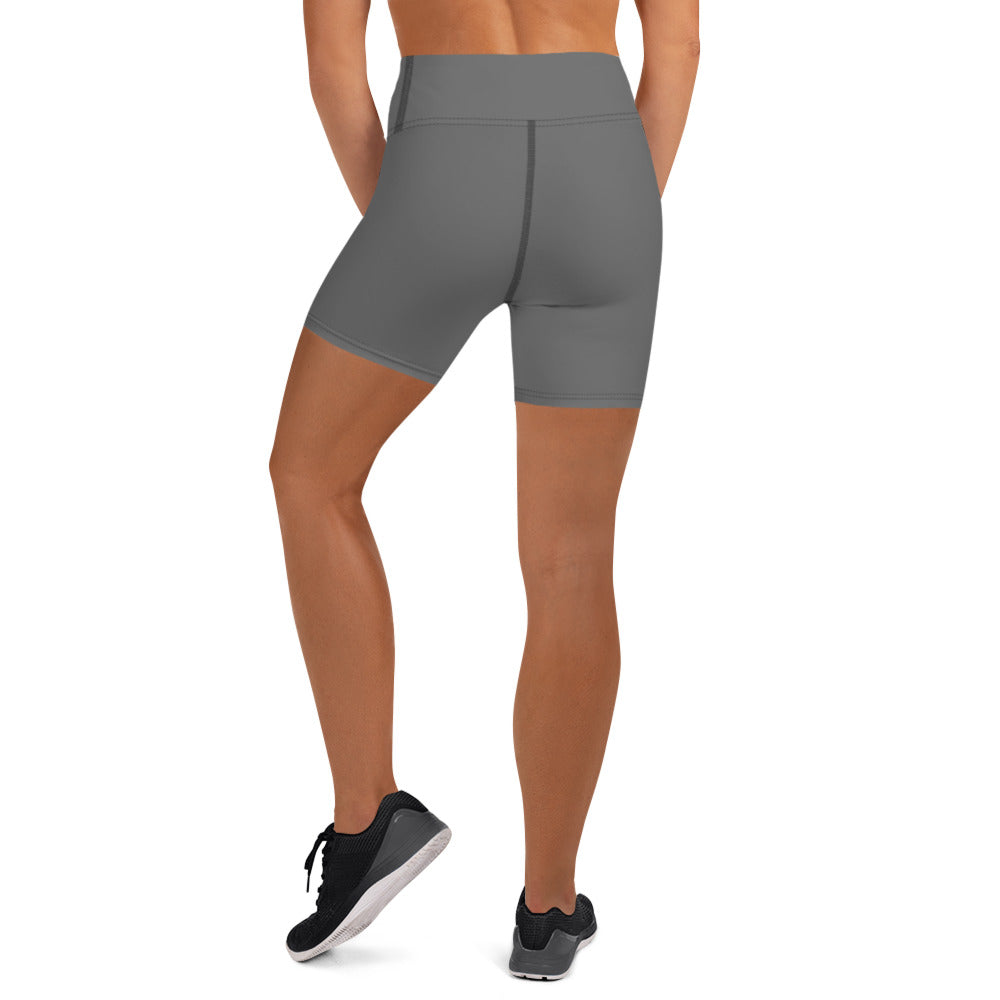 360 Lifestyle Yoga Shorts in Solid Grey