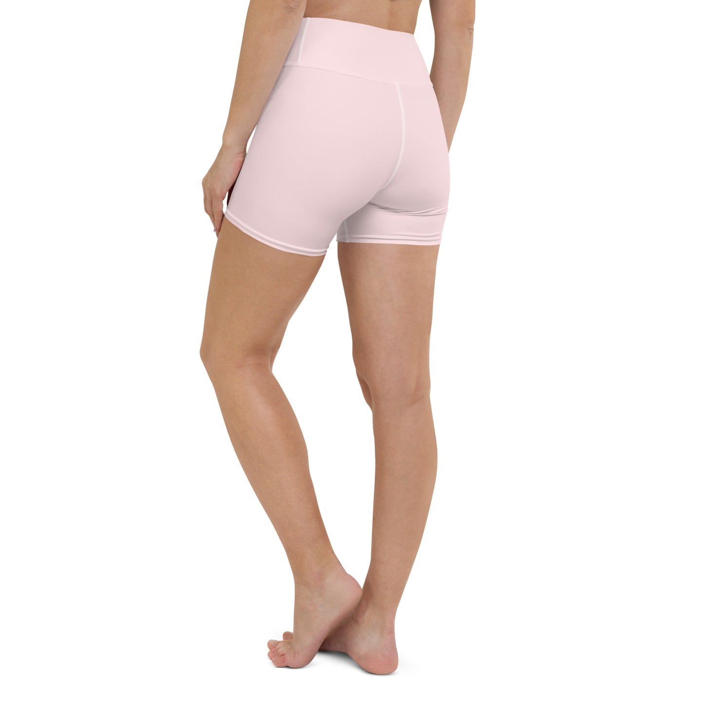 360 Lifestyle Yoga Shorts in Solid Pale Pink