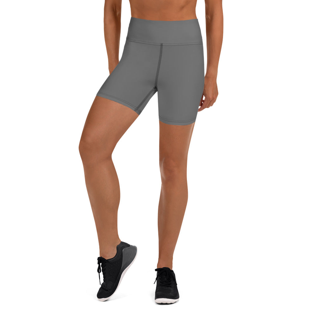 360 Lifestyle Yoga Shorts in Solid Grey