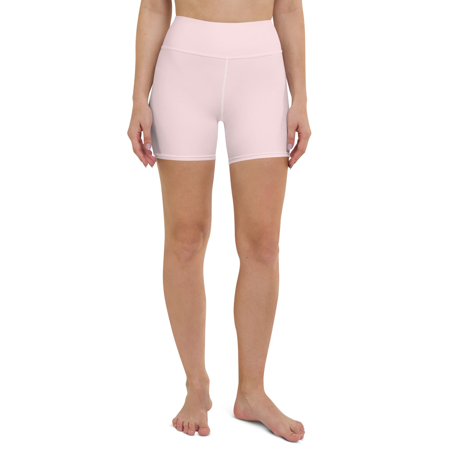 360 Lifestyle Yoga Shorts in Solid Pale Pink