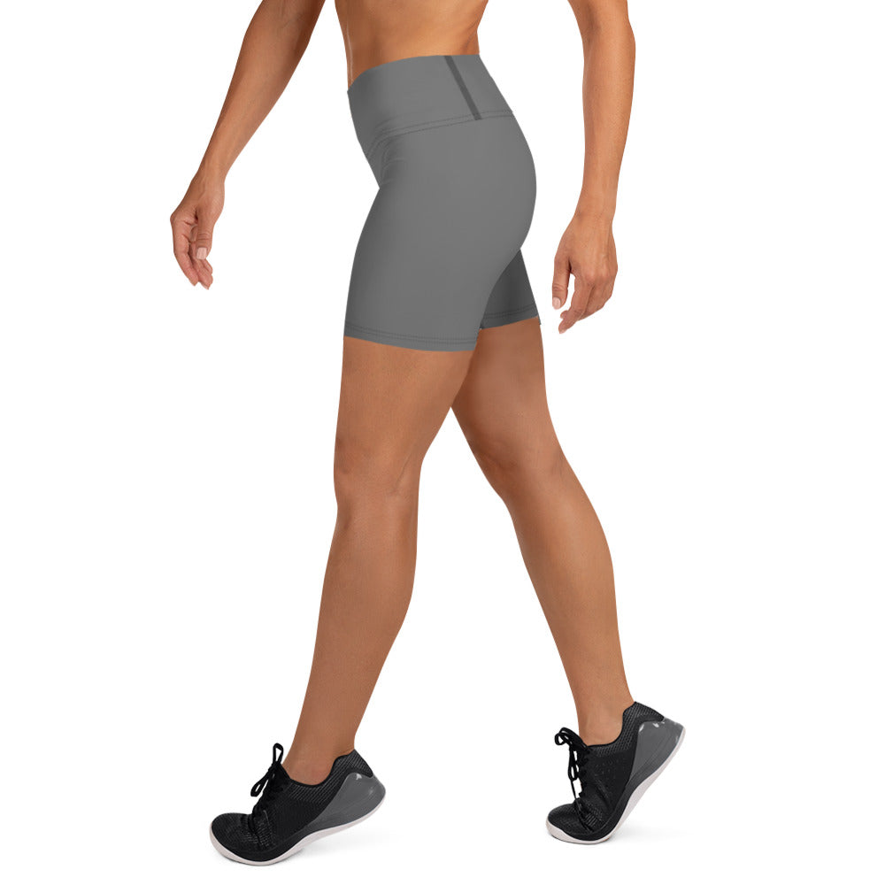 360 Lifestyle Yoga Shorts in Solid Grey