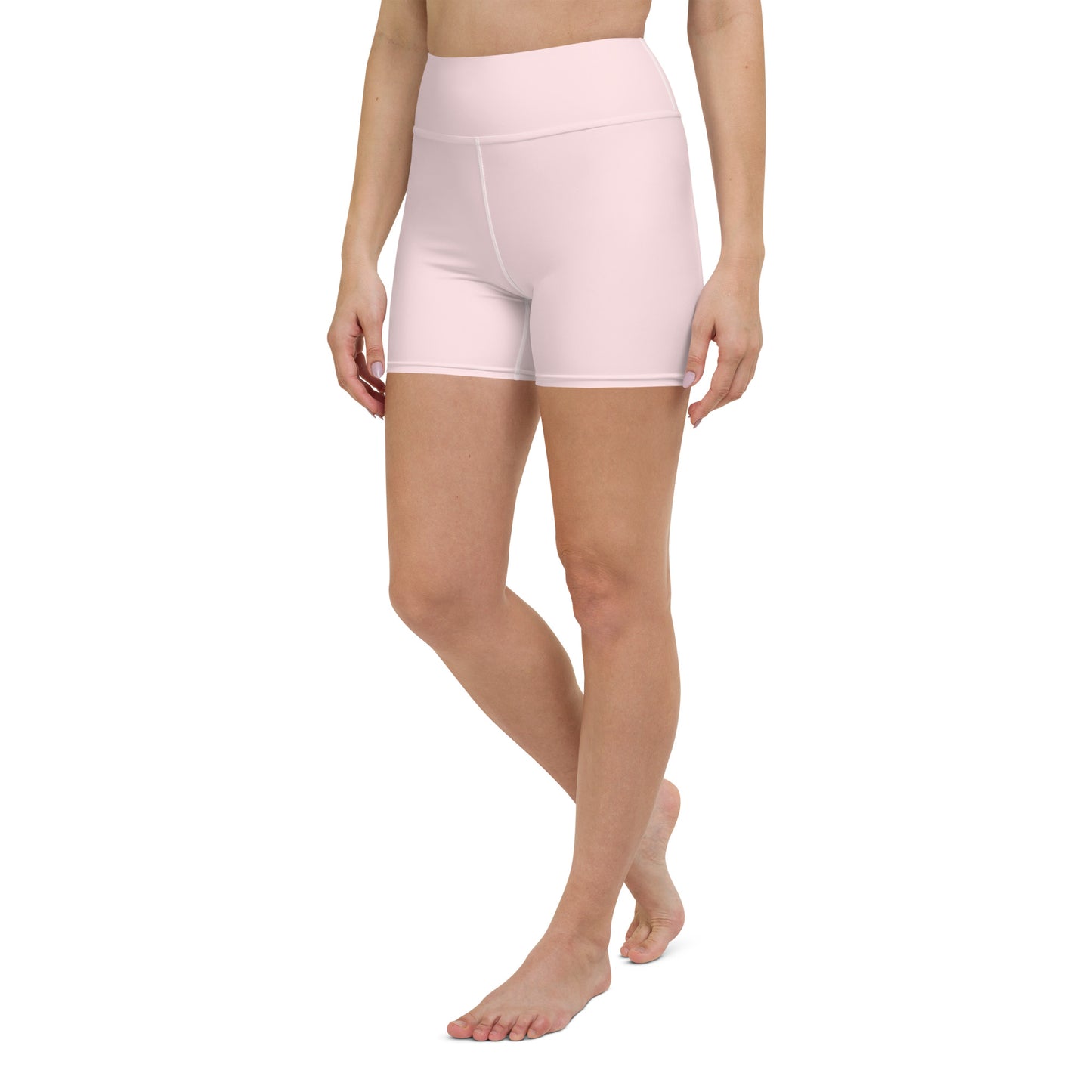 360 Lifestyle Yoga Shorts in Solid Pale Pink