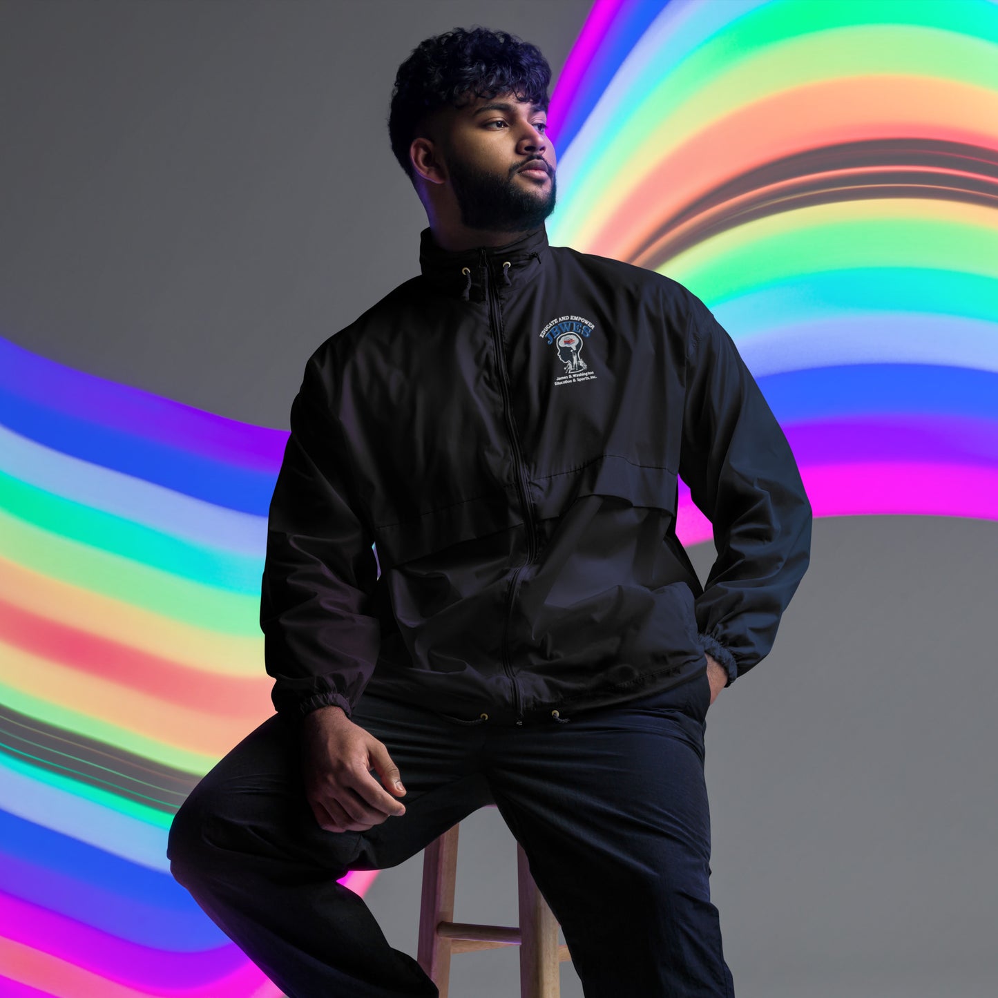 JBWES Embroidered Unisex windbreaker