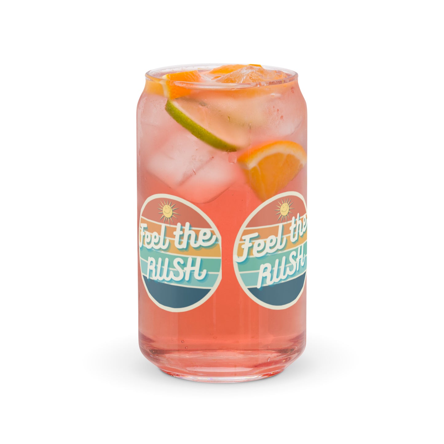 Feel the Rush Can-shaped glass