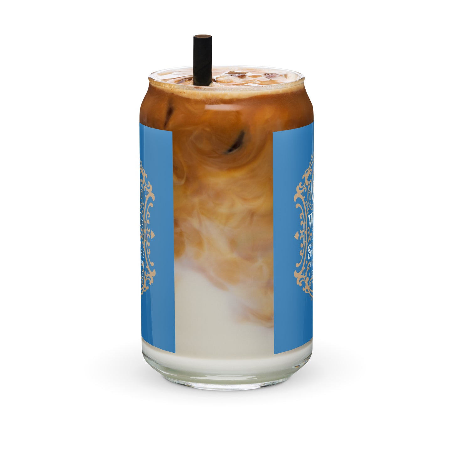 Cold Brew Can-shaped glass