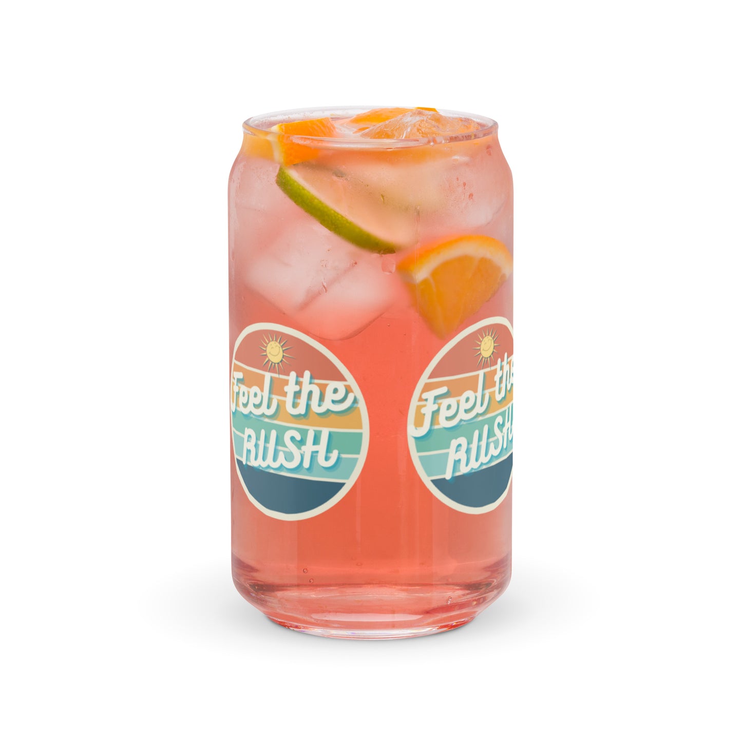 Feel the Rush Can-shaped glass