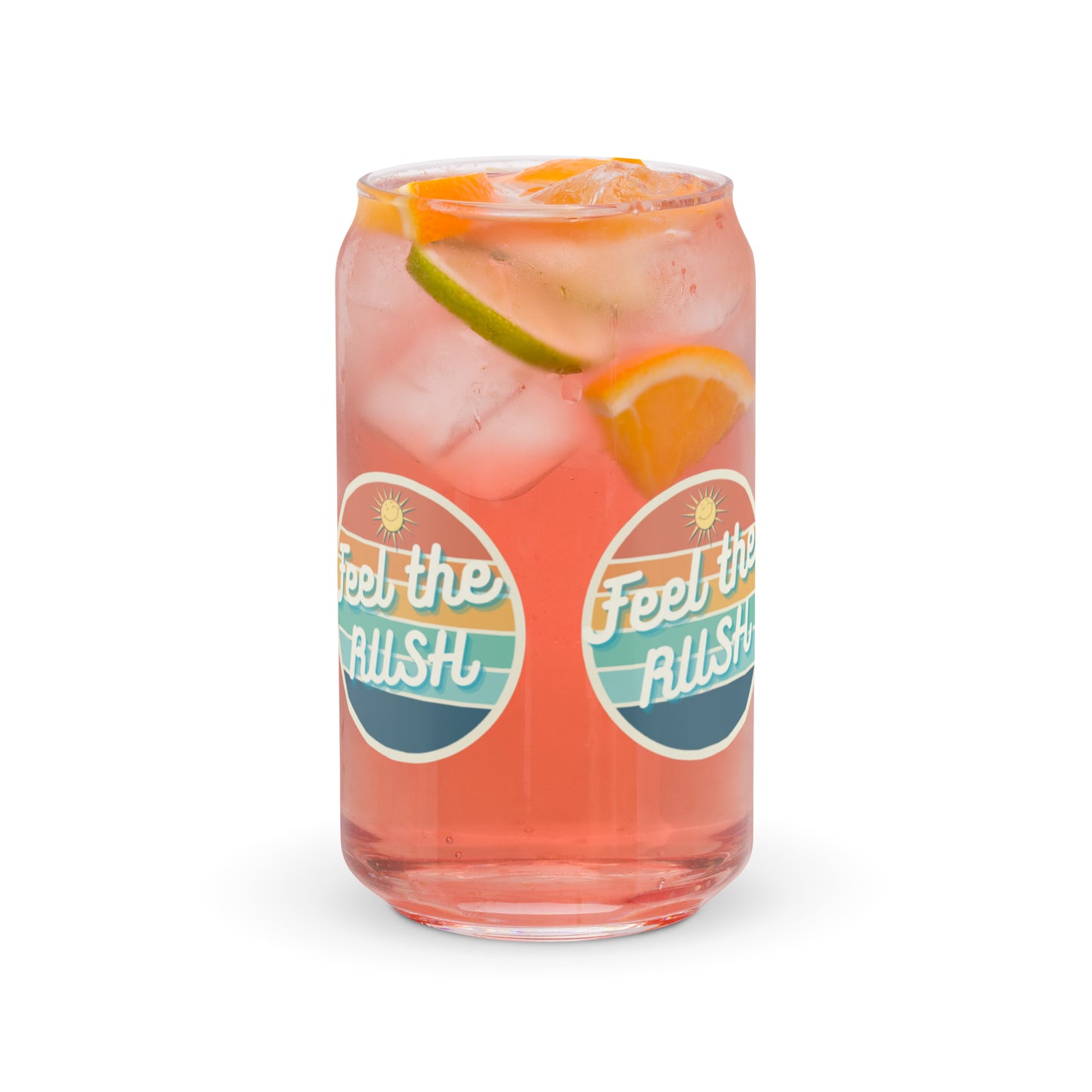 Feel the Rush Can-shaped glass