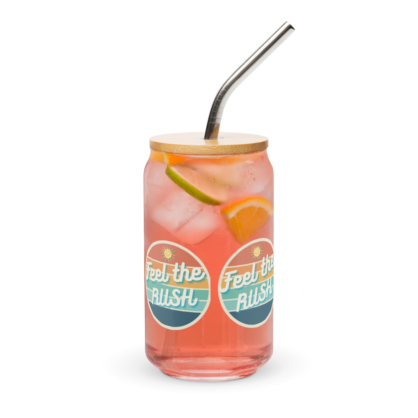 Feel the Rush Can-shaped glass