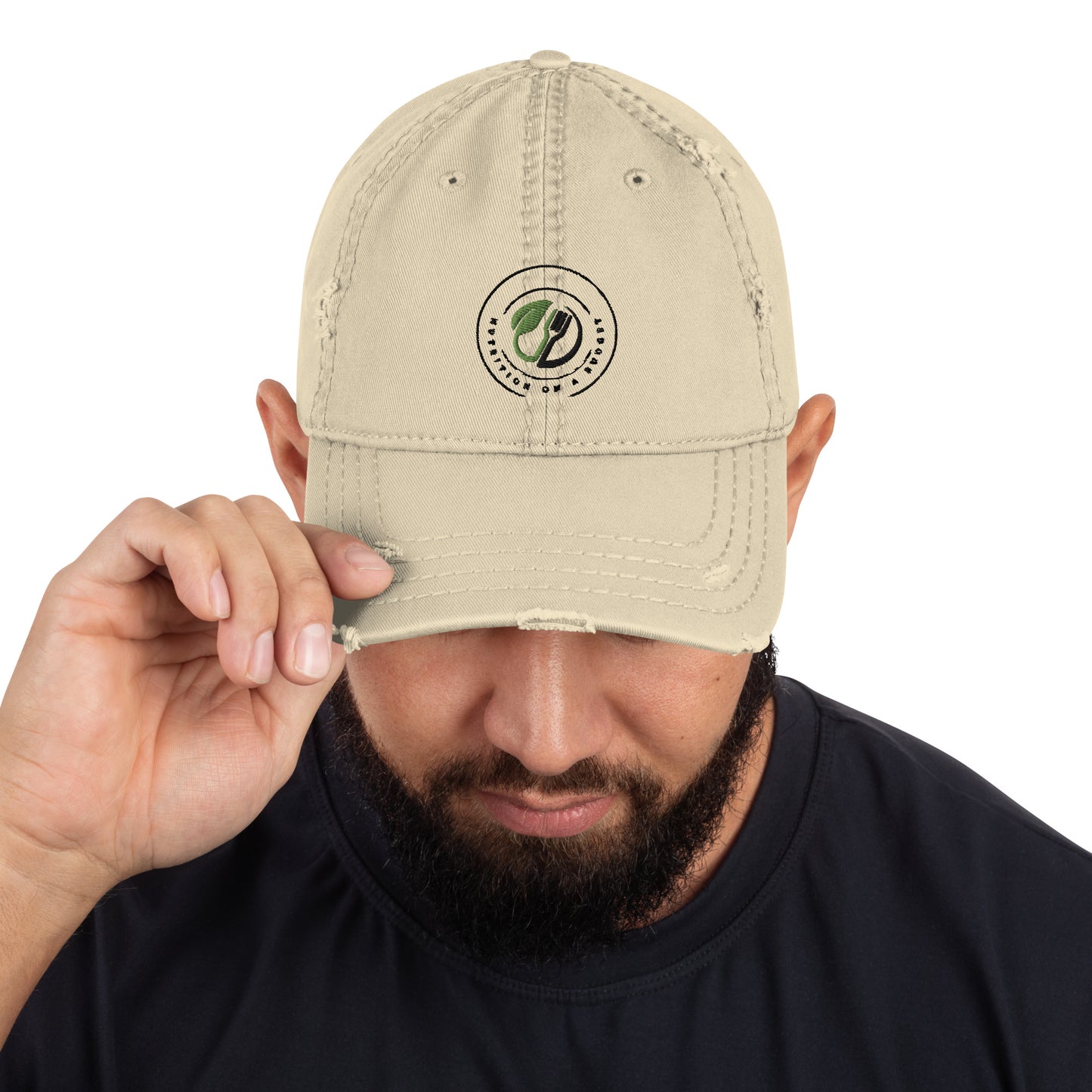 NOAB embroidery Distressed Dad Hat