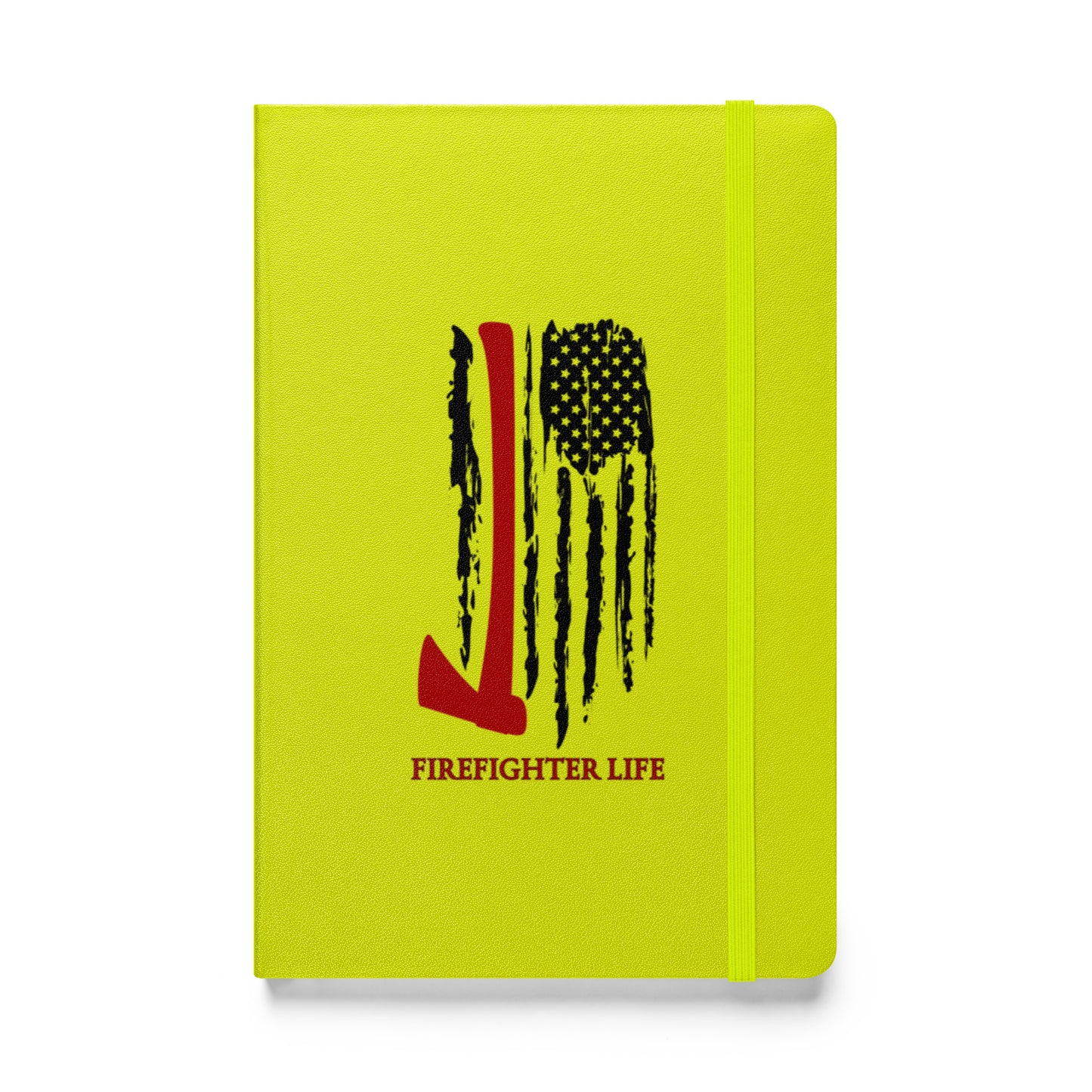 Firefighter Life Hardcover bound notebook