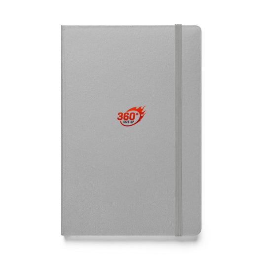 360 Size Up Brand Hardcover bound notebook