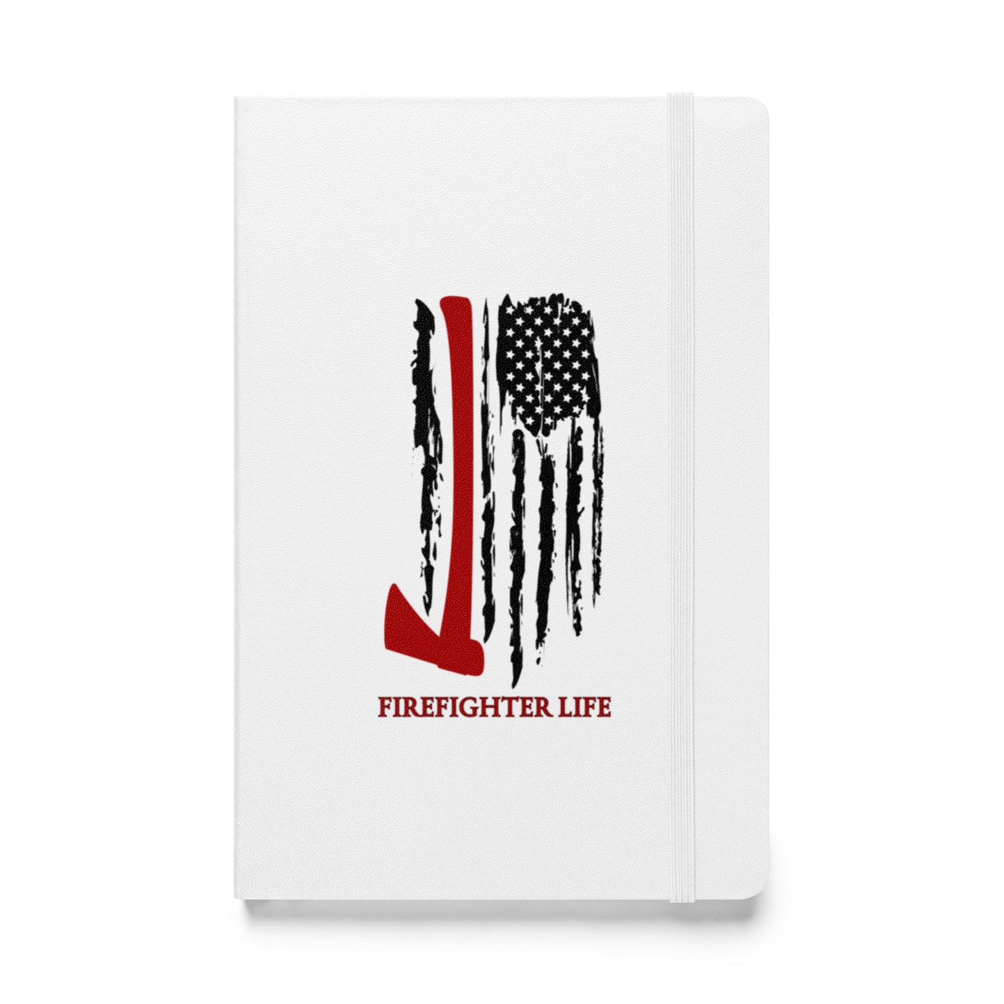 Firefighter Life Hardcover bound notebook