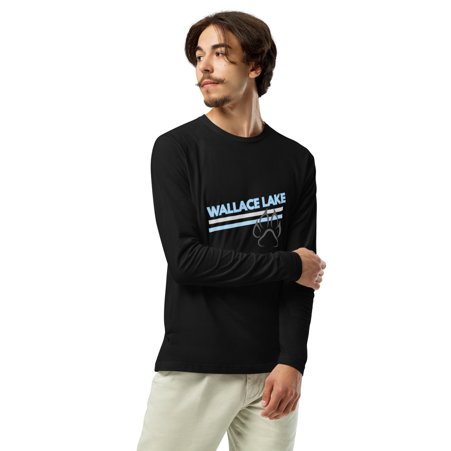 Wallace Lake Adult Long Sleeve Fitted Crew