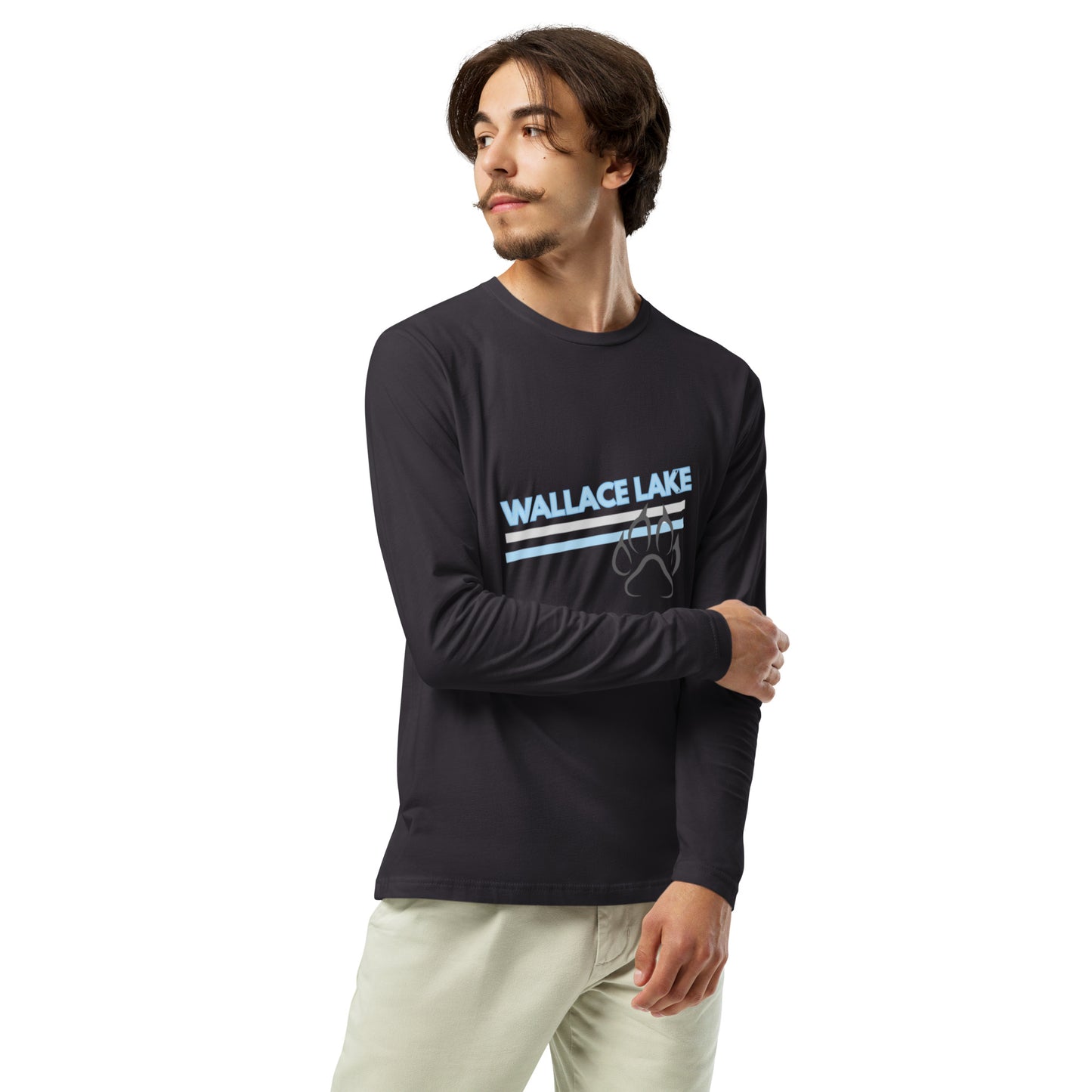 Wallace Lake Adult Long Sleeve Fitted Crew