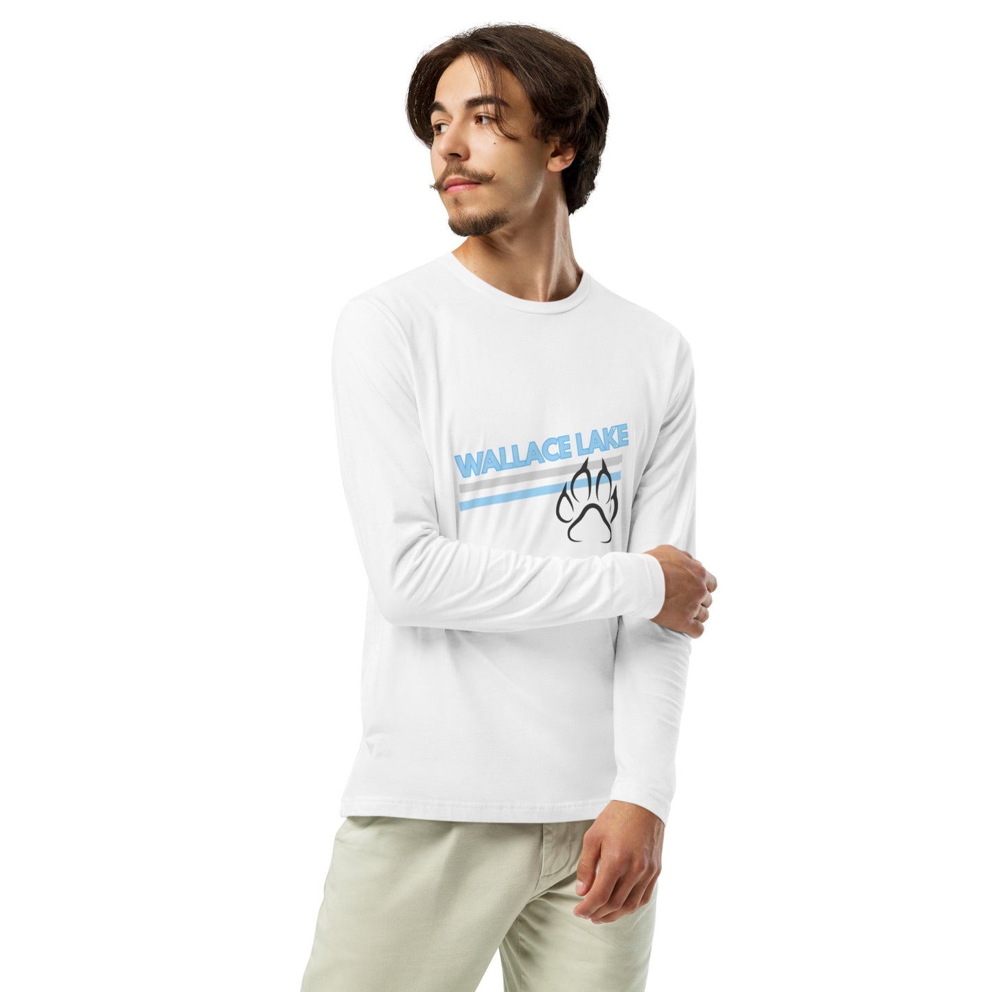 Wallace Lake Adult Long Sleeve Fitted Crew