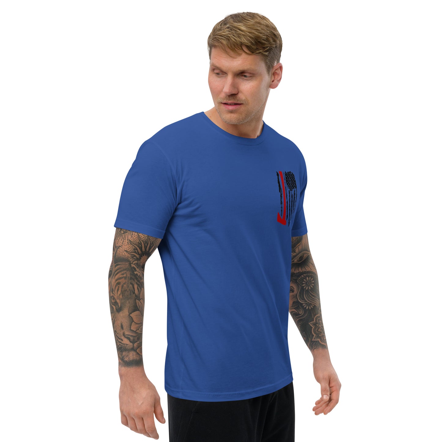 Firefighter Flag Short Sleeve T-shirt Fre