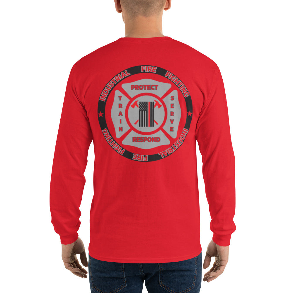 Industrial Fire Fighting Men’s Long Sleeve Shirt