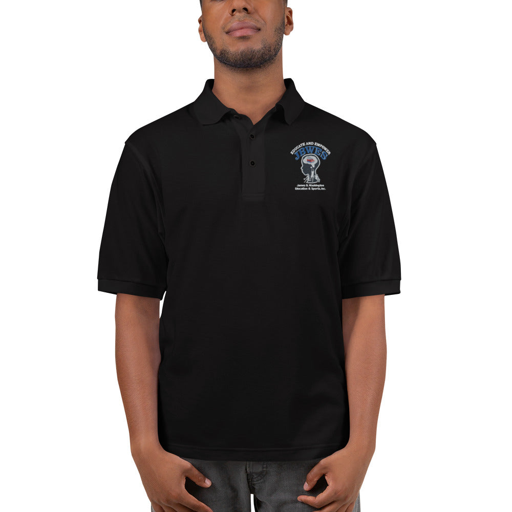 JBWES Embroidery Men's Premium Polo