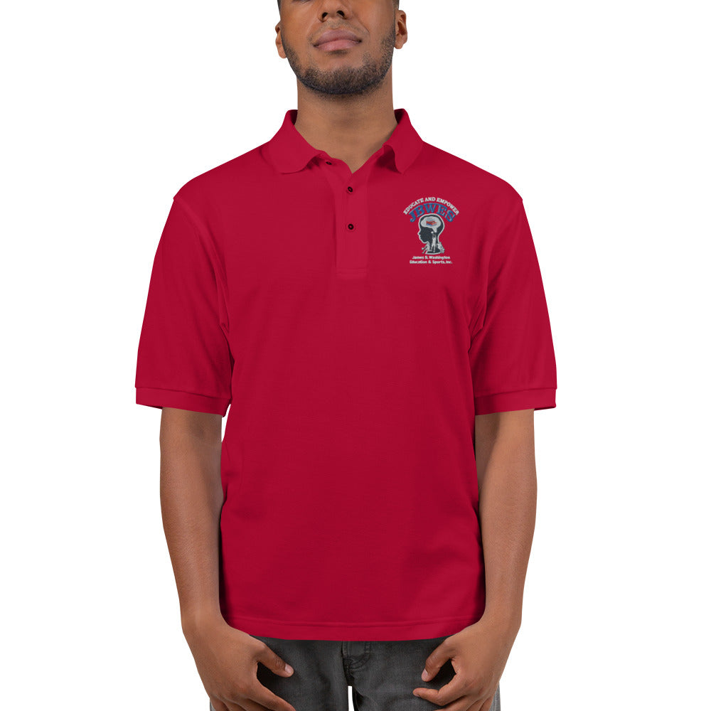 JBWES Embroidery Men's Premium Polo