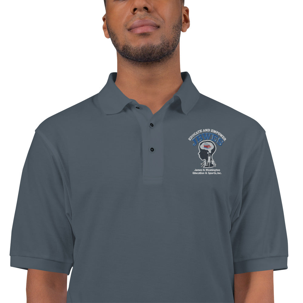 JBWES Embroidery Men's Premium Polo