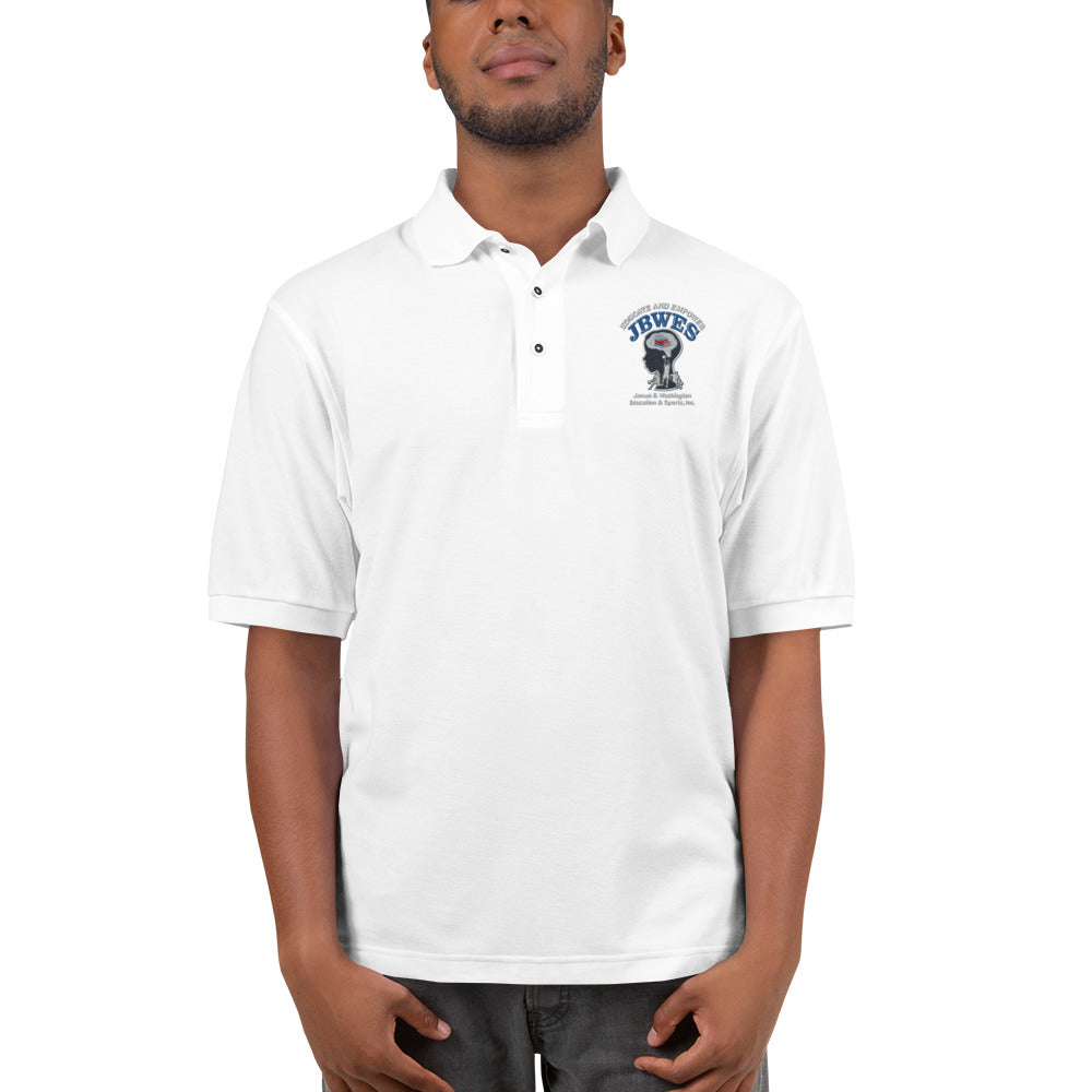 JBWES Embroidery Men's Premium Polo