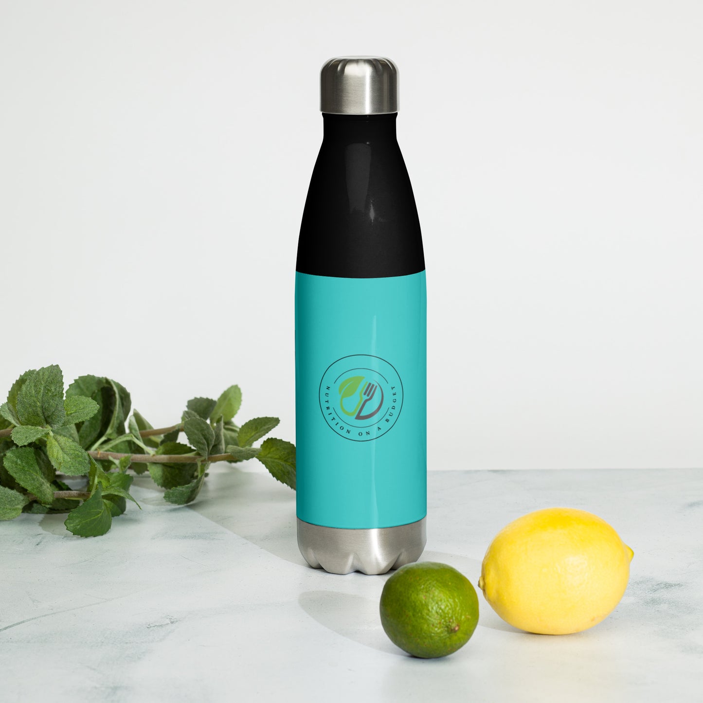 NOAB Stainless steel water bottle dark Turquoise