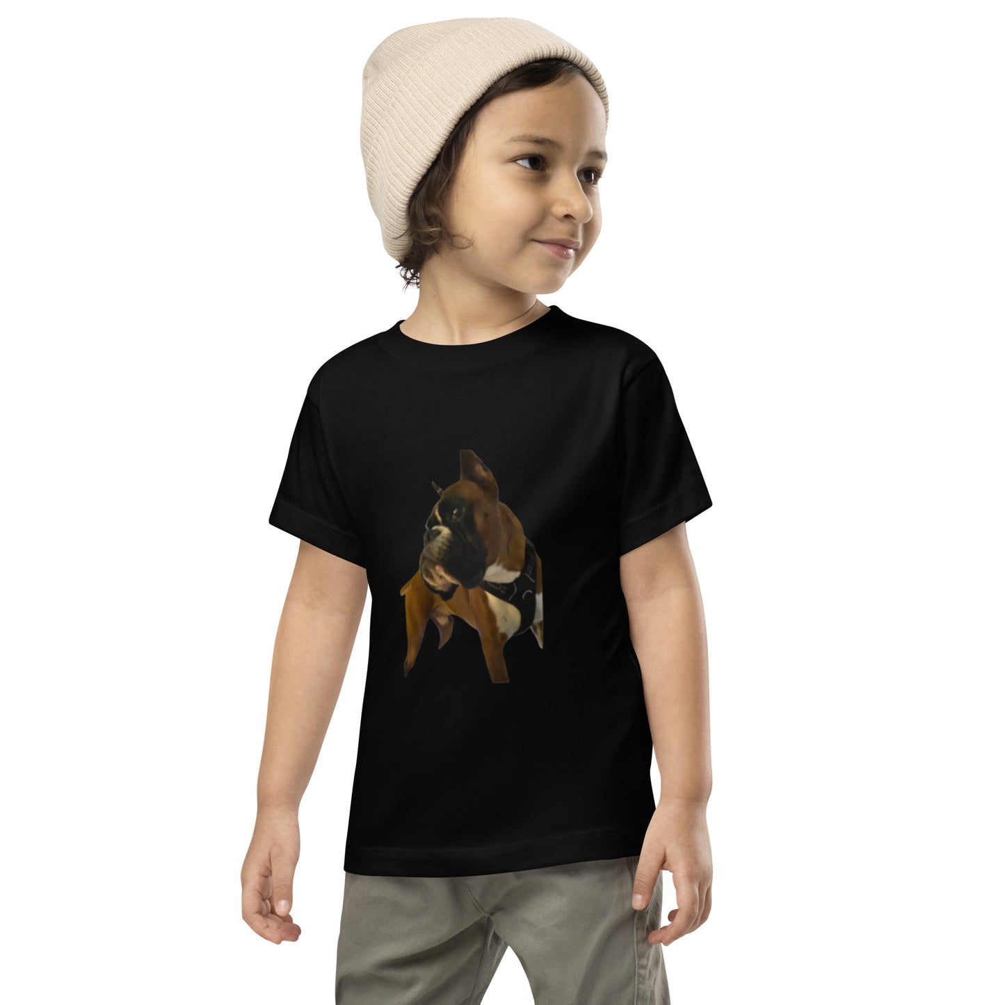 Boxer Dog Toddler Short Sleeve Tee ILYF