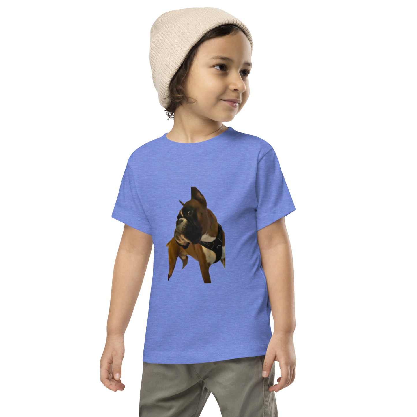 Boxer Dog Toddler Short Sleeve Tee ILYF