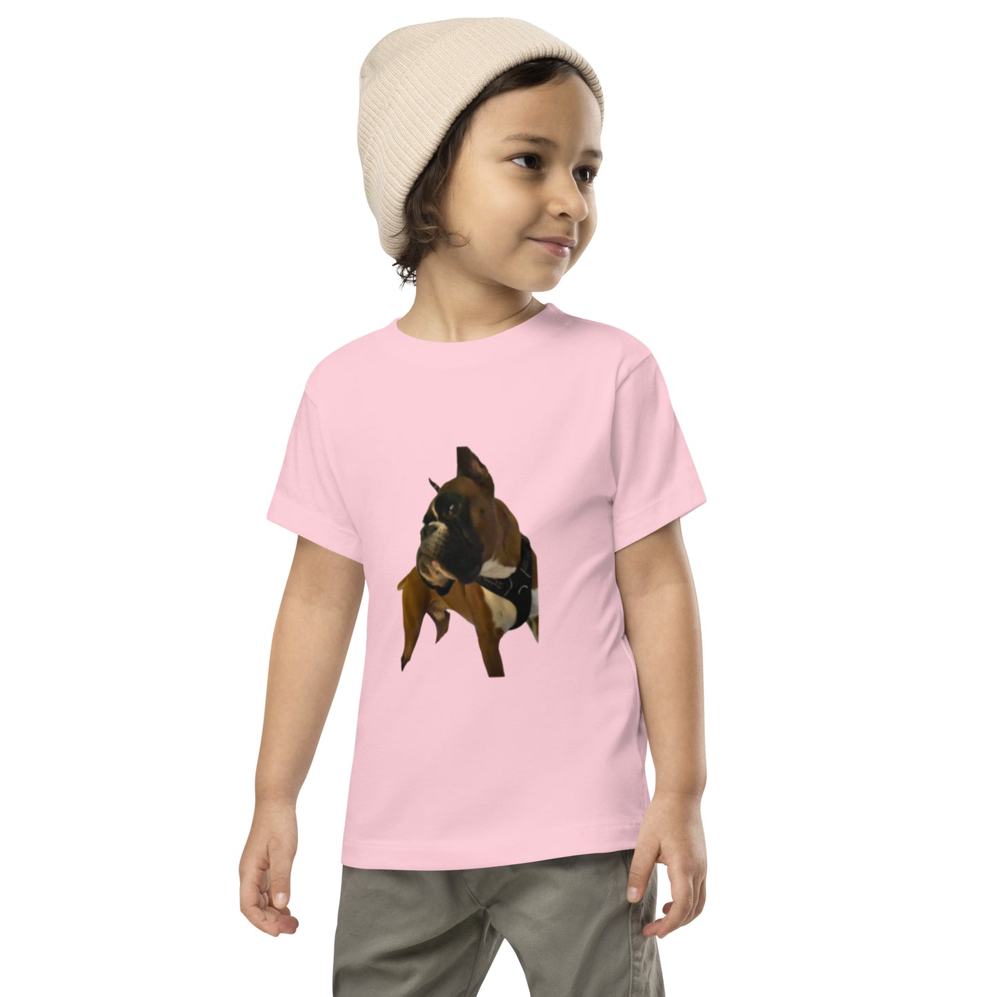 Boxer Dog Toddler Short Sleeve Tee ILYF