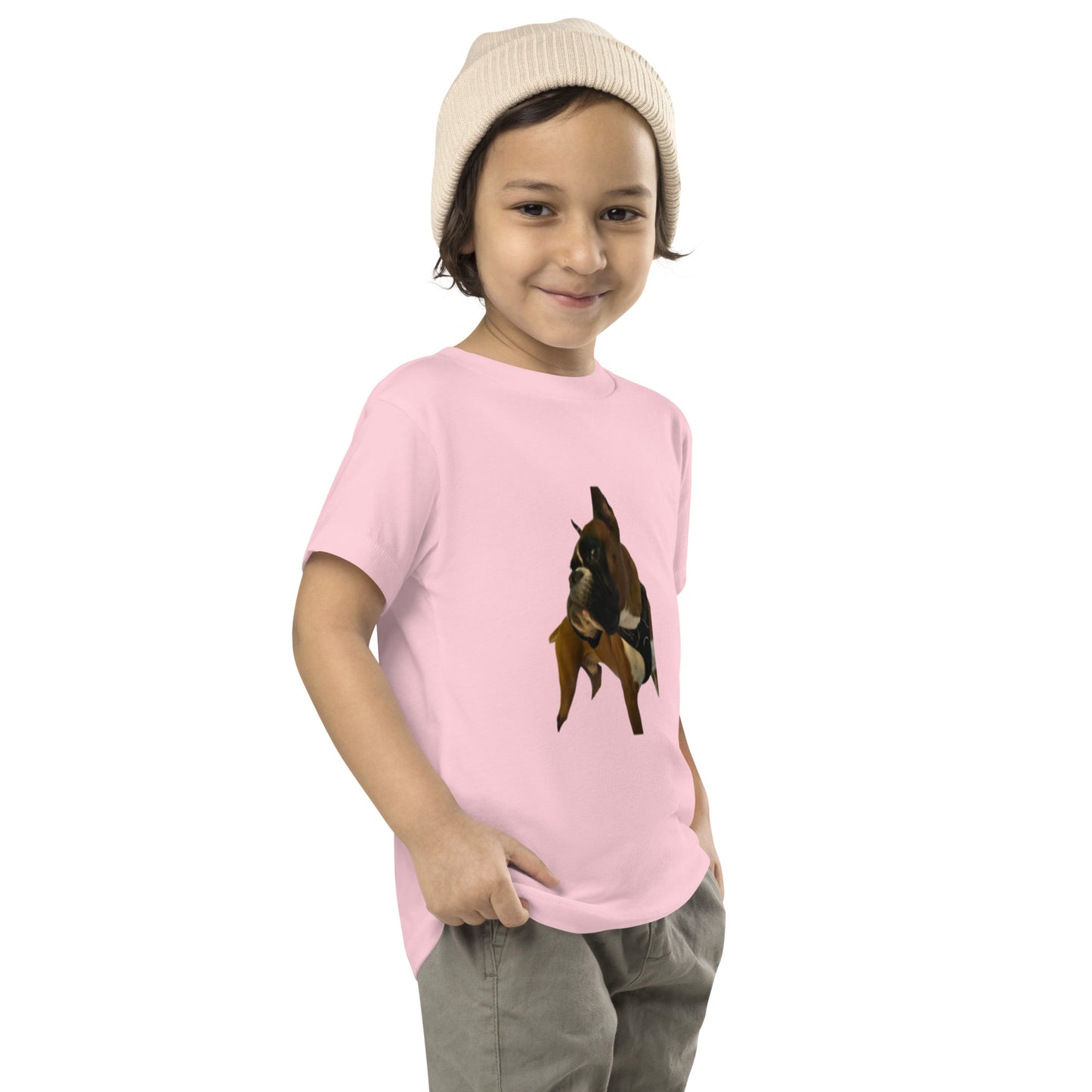 Boxer Dog Toddler Short Sleeve Tee ILYF