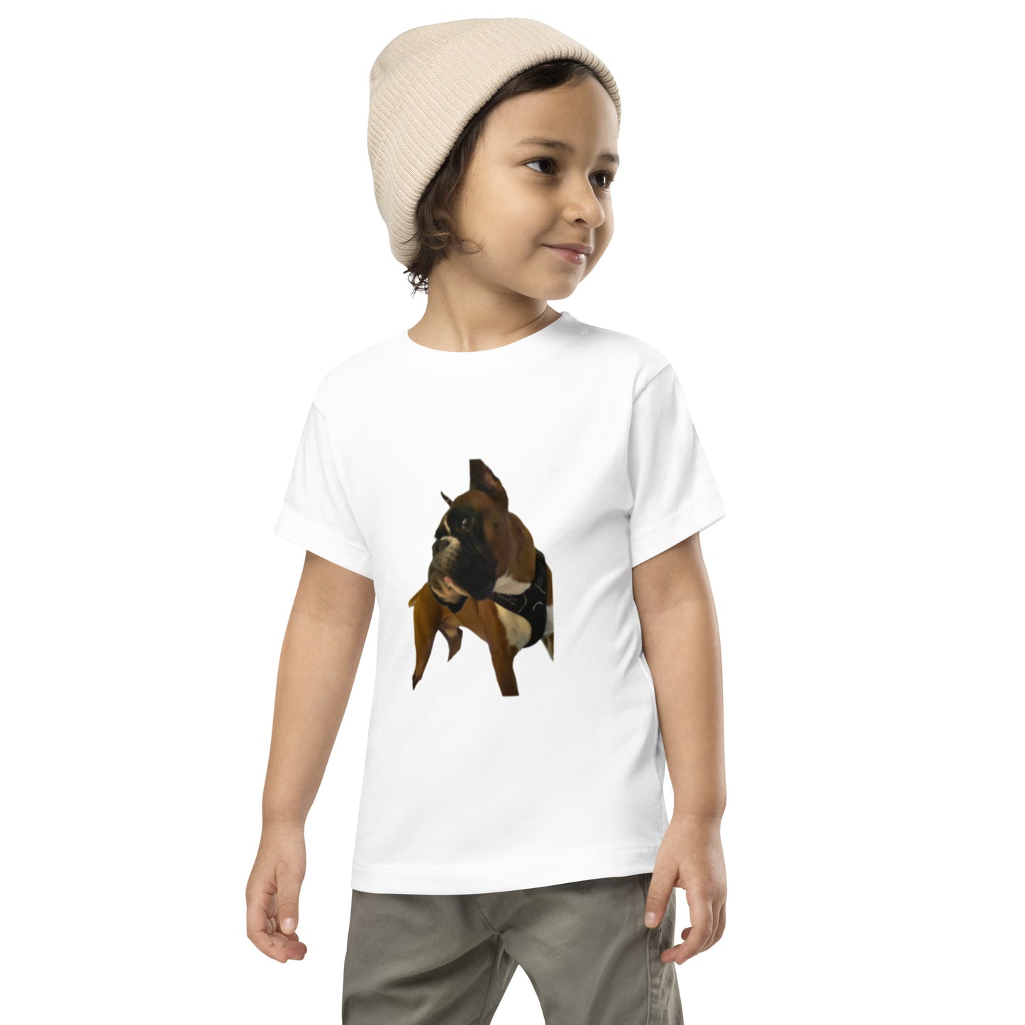 Boxer Dog Toddler Short Sleeve Tee ILYF