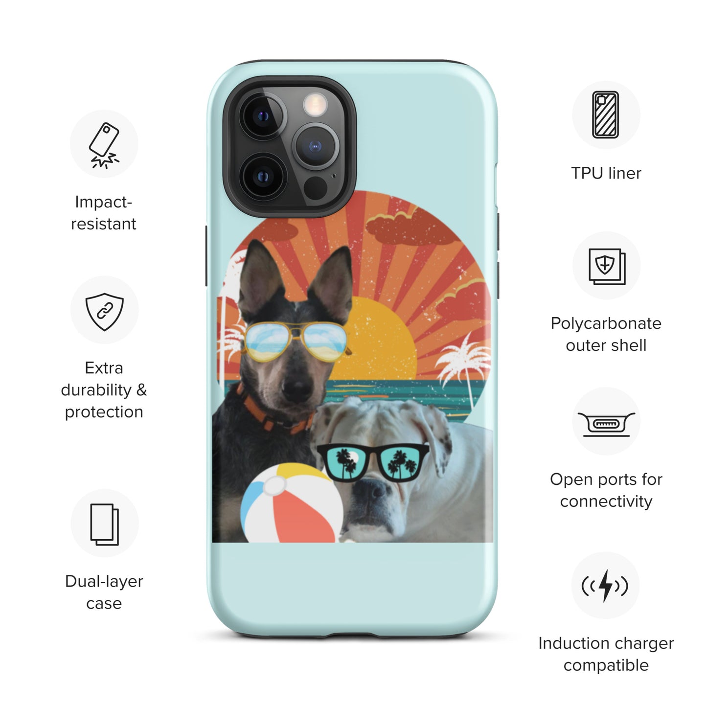 Roscoe and Ivy Beachin Tough Case for iPhone®