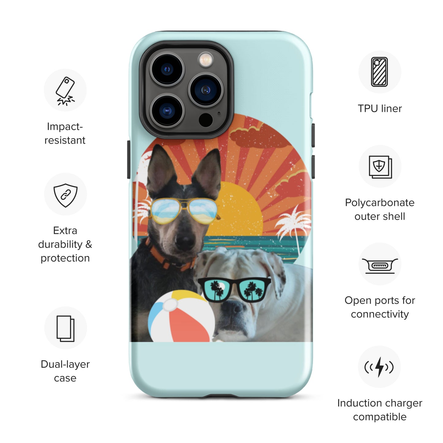 Roscoe and Ivy Beachin Tough Case for iPhone®