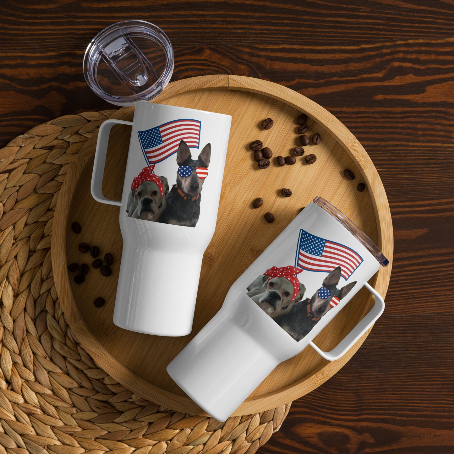 Roscoe and Ivy Travel mug with a handle