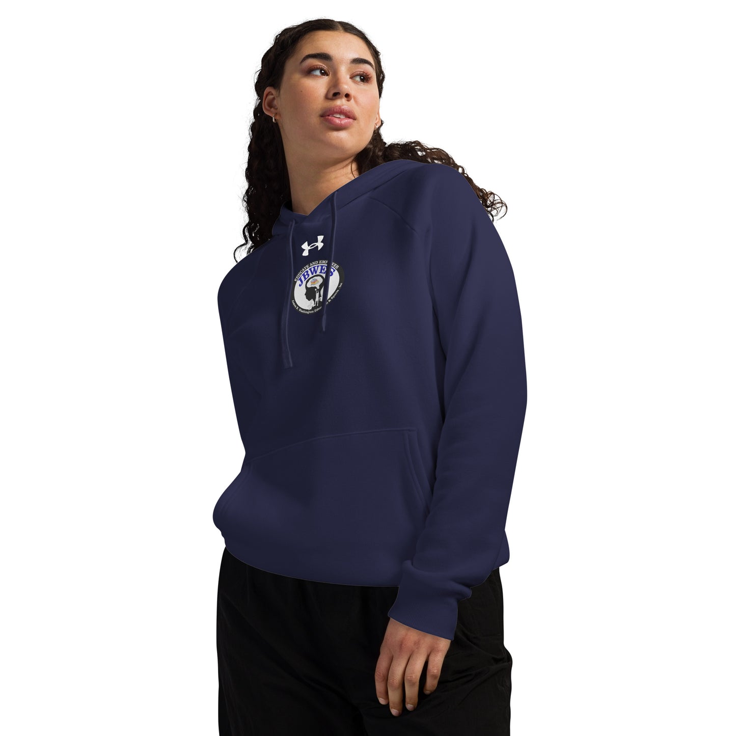 JBWES Digital solid logo front and back Under Armour® hoodie