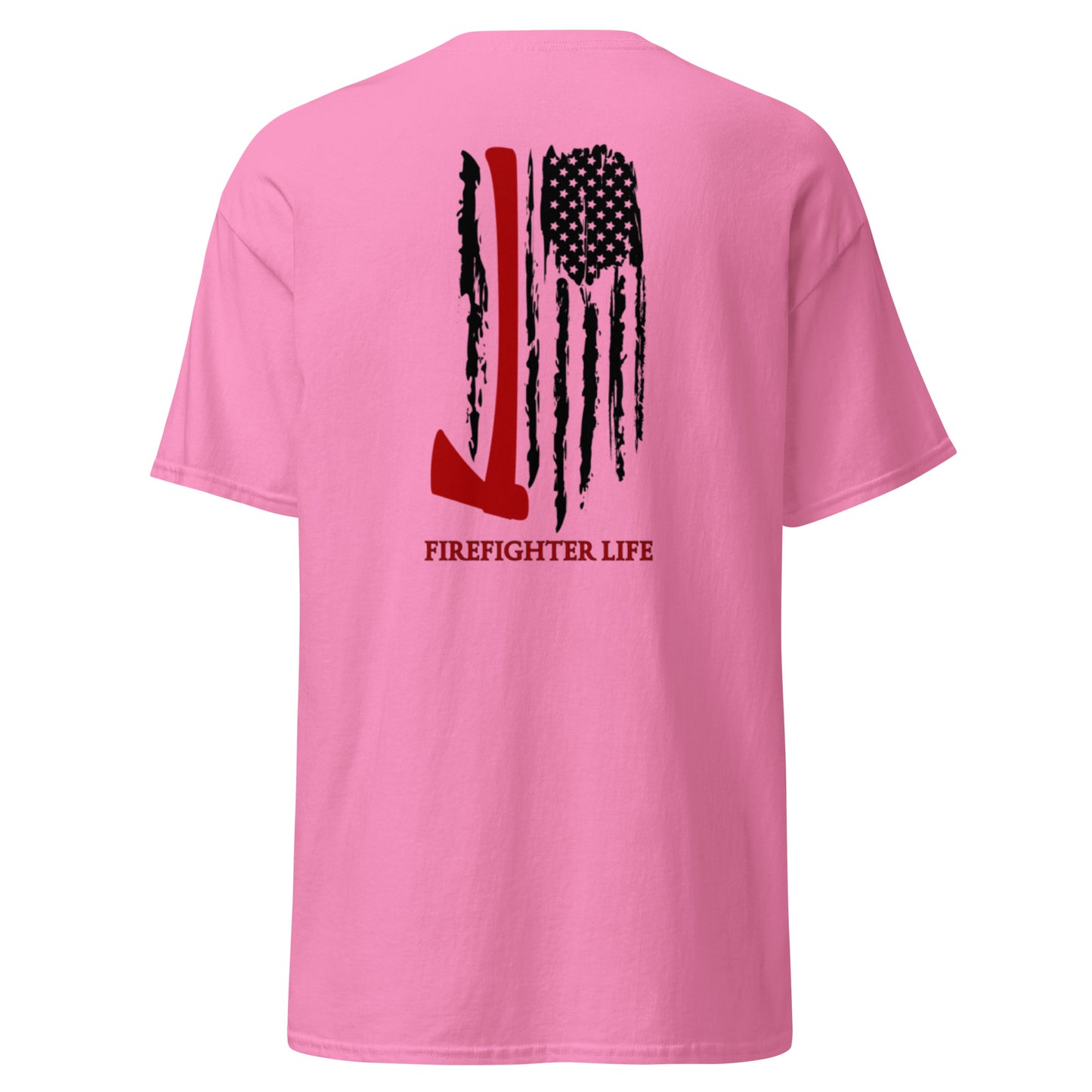 Firefighter Life Unisex classic tee front and back print