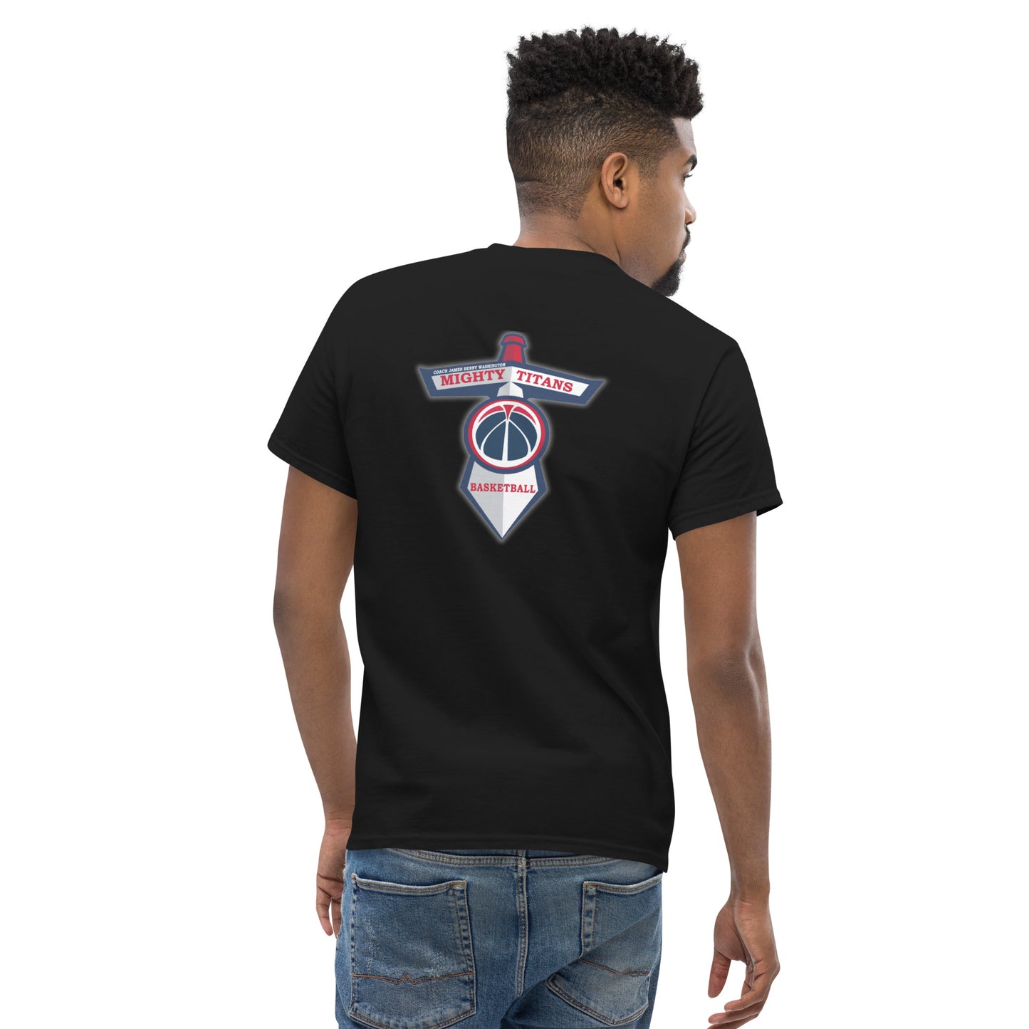 Titan Logo chest and back Unisex classic tee