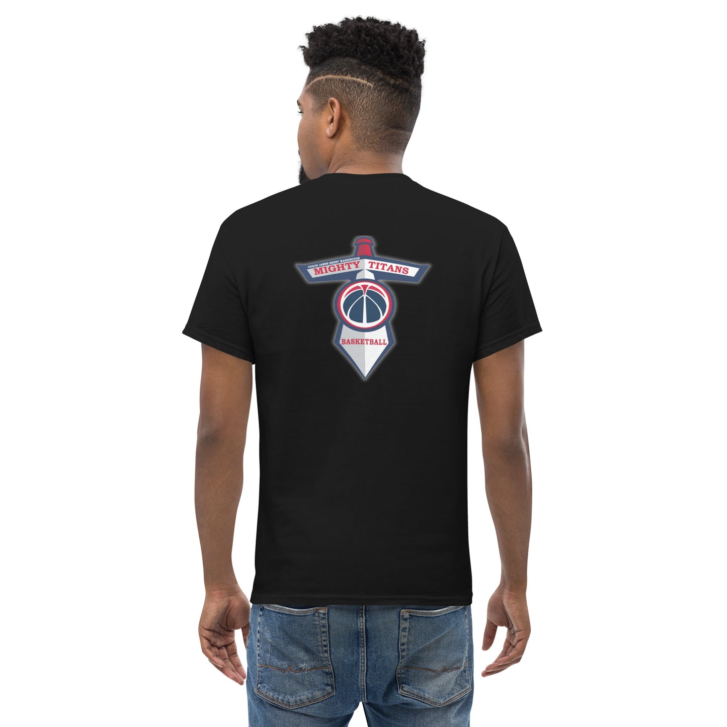 Titan Logo chest and back Unisex classic tee