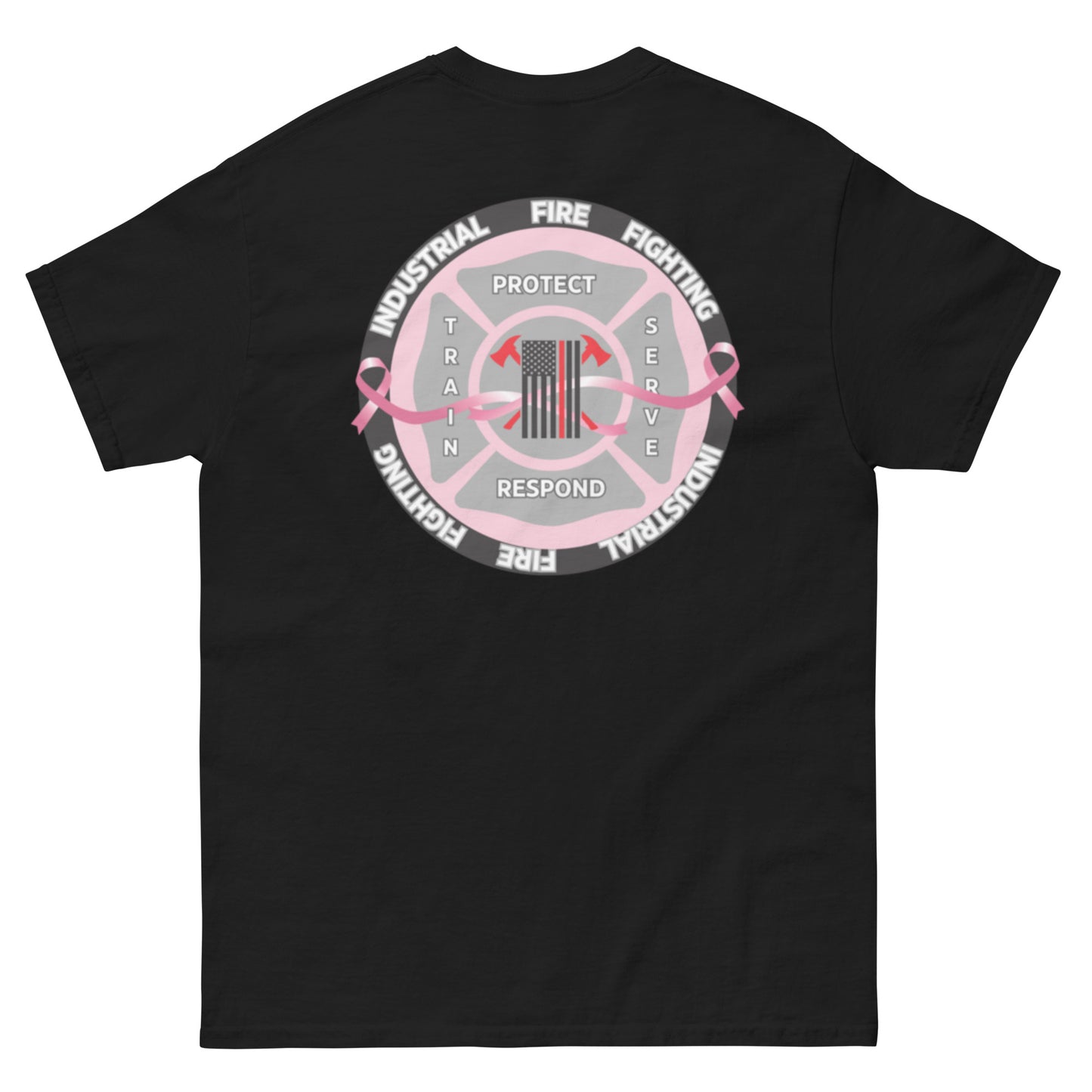 Industrial Fire Fighting Breast Cancer Awareness Month Unisex classic tee