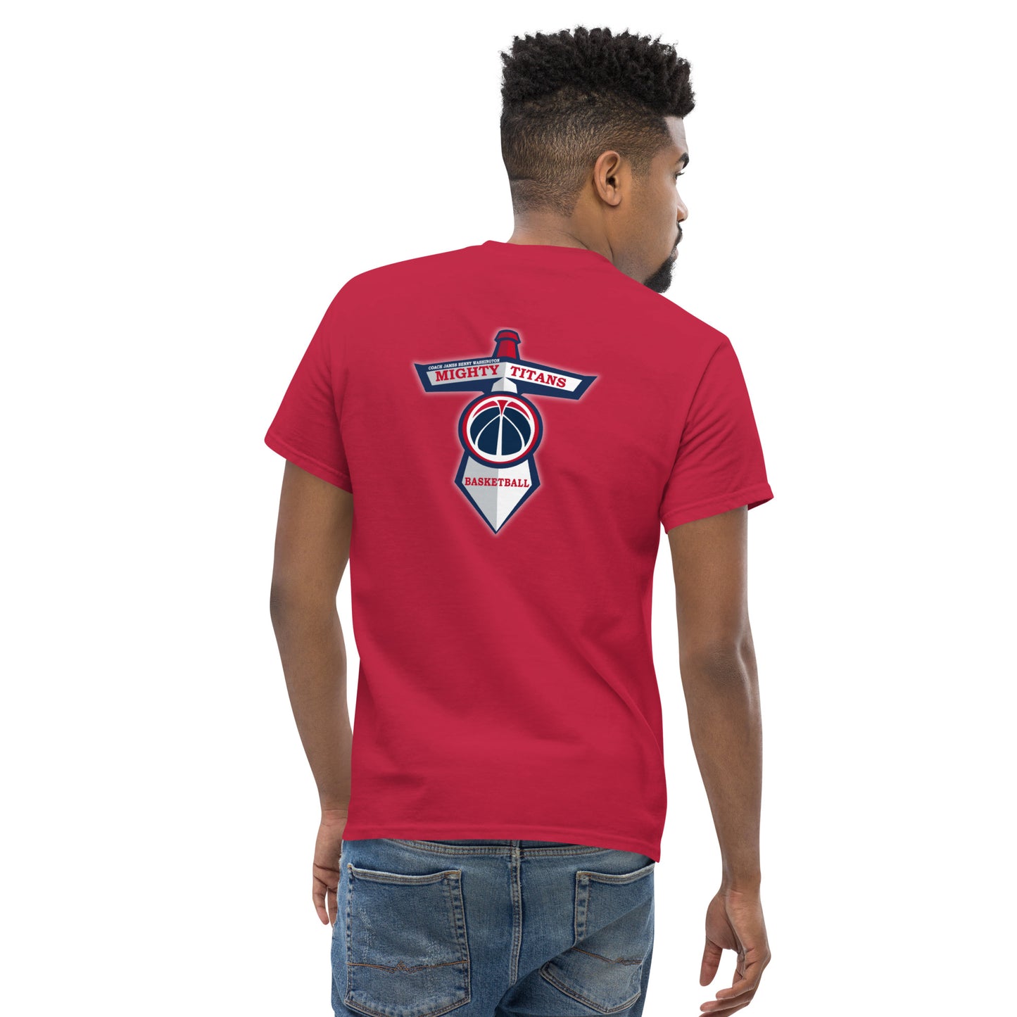 Titan Logo chest and back Unisex classic tee