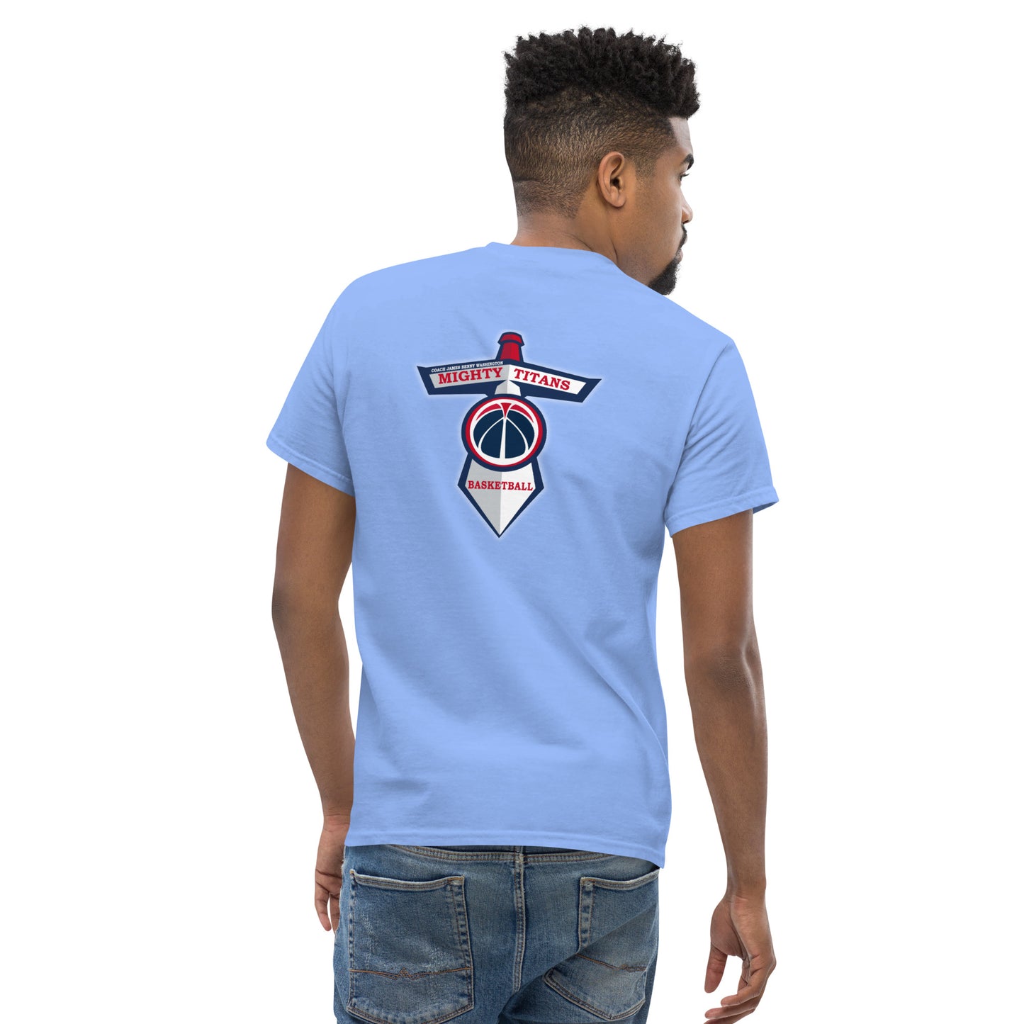 Titan Logo chest and back Unisex classic tee