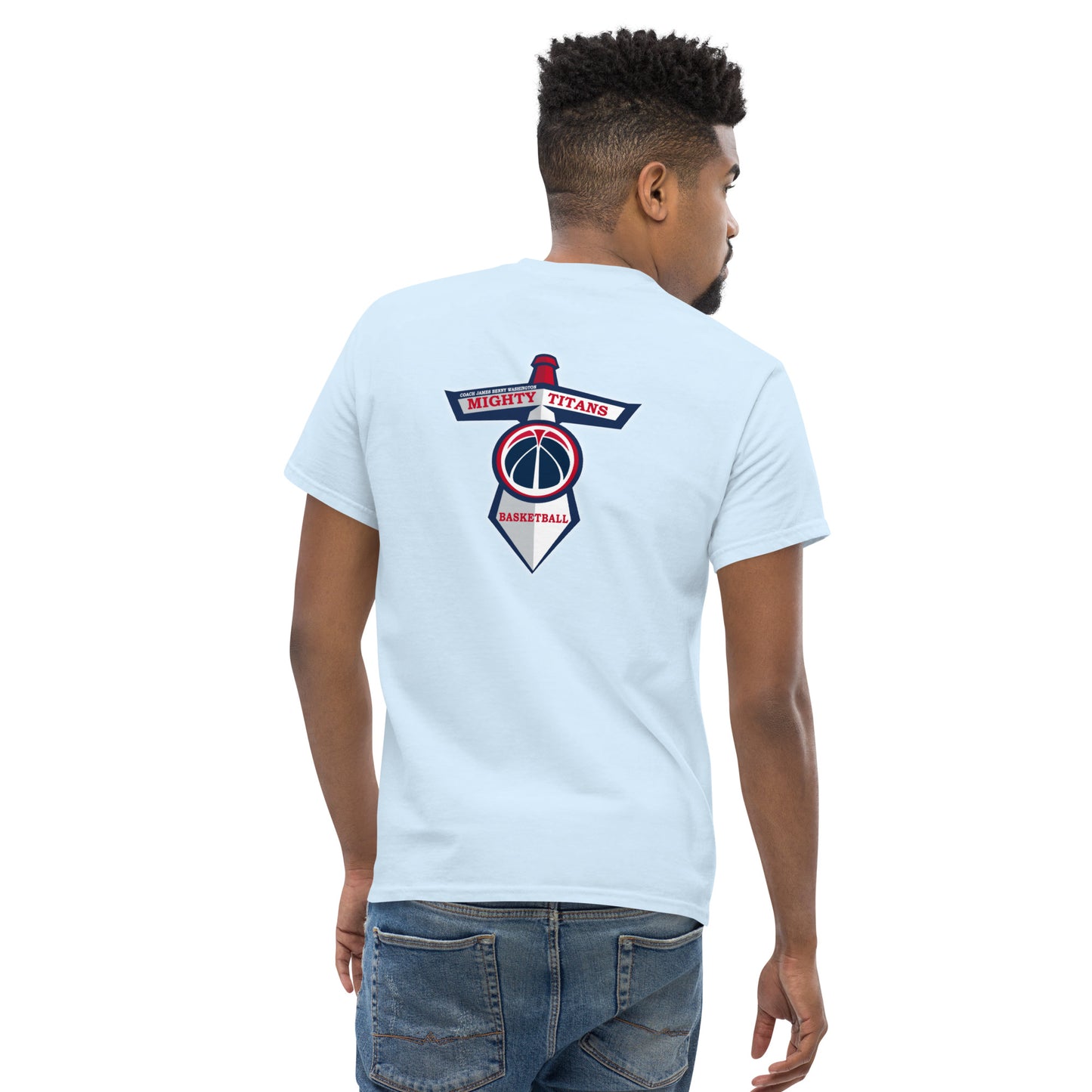 Titan Logo chest and back Unisex classic tee