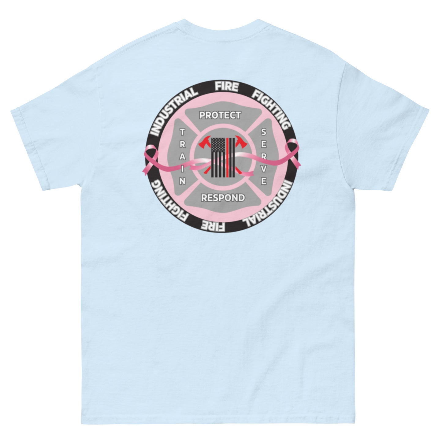 Industrial Fire Fighting Breast Cancer Awareness Month Unisex classic tee