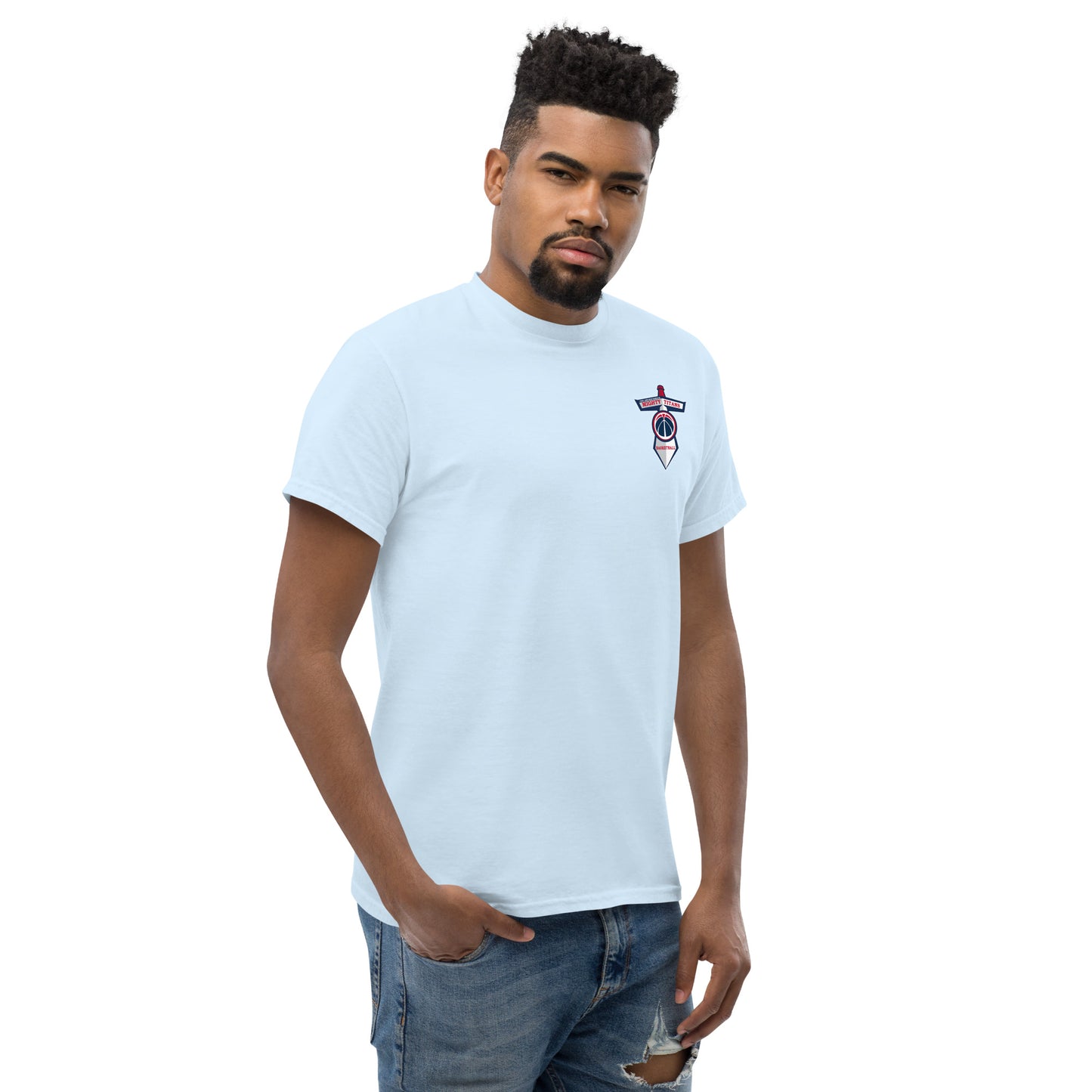 Titan Logo chest and back Unisex classic tee