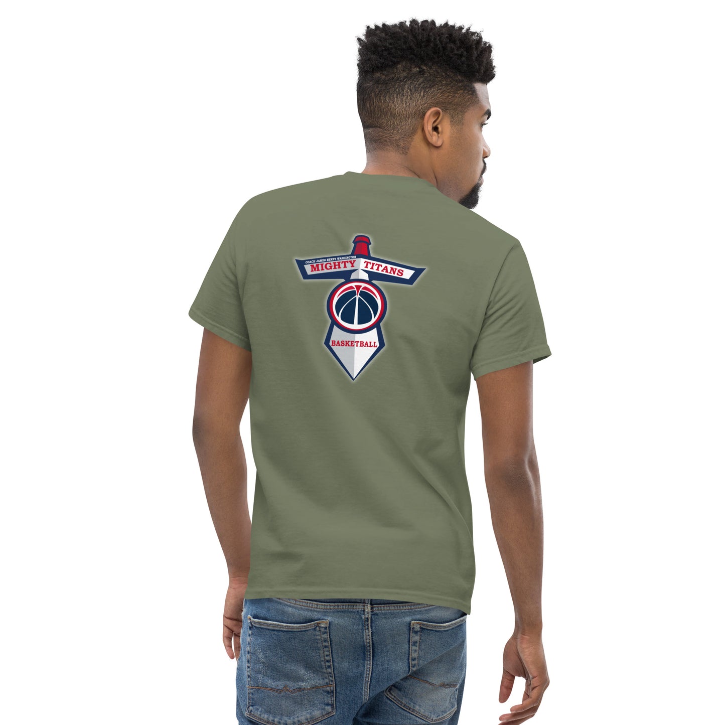 Titan Logo chest and back Unisex classic tee