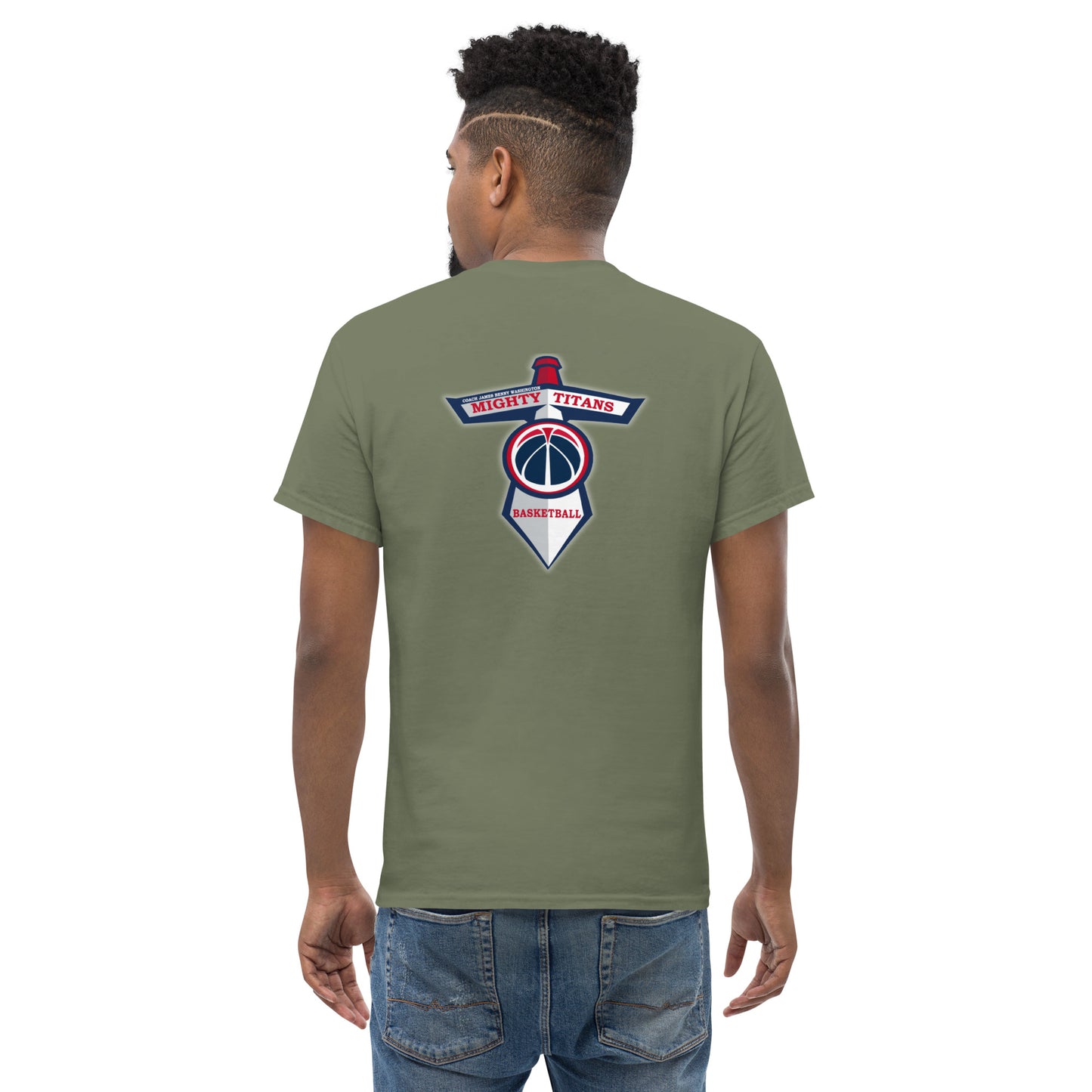 Titan Logo chest and back Unisex classic tee