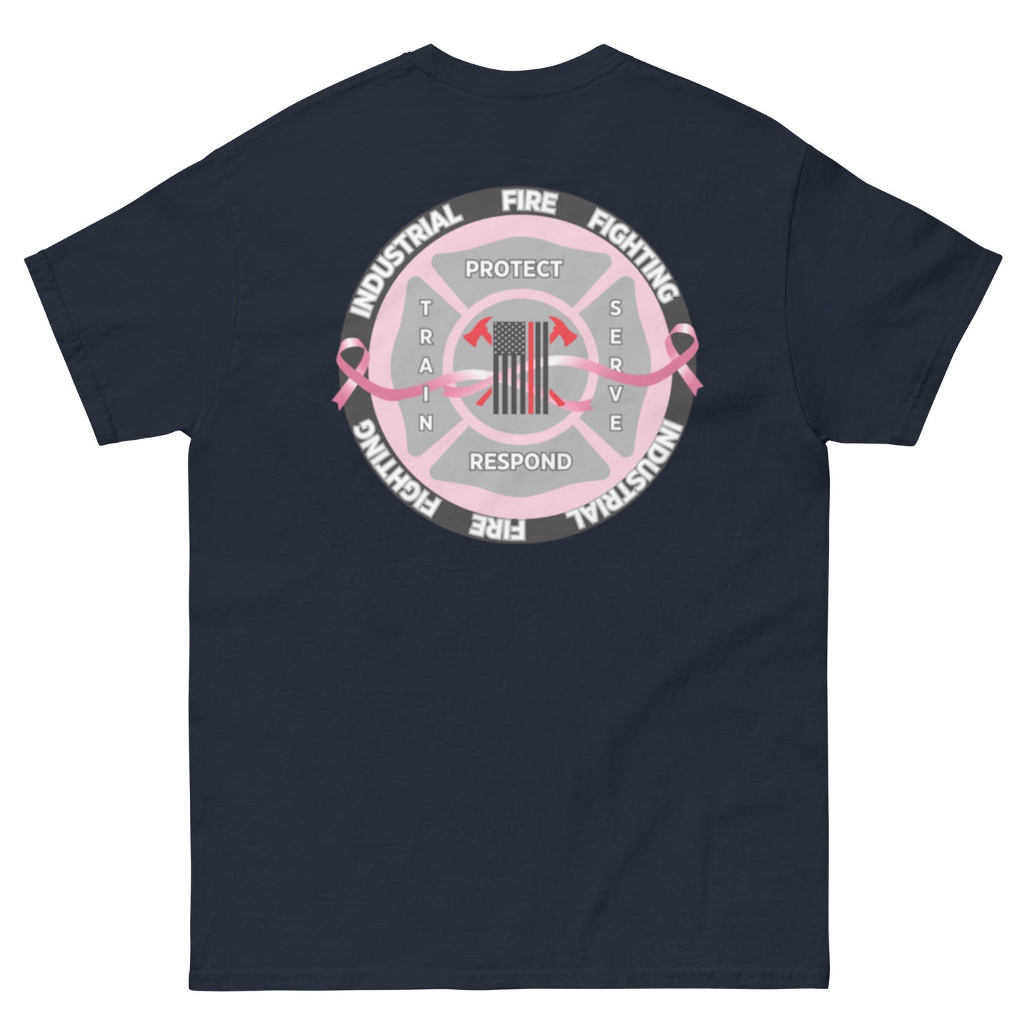 Industrial Fire Fighting Breast Cancer Awareness Month Unisex classic tee