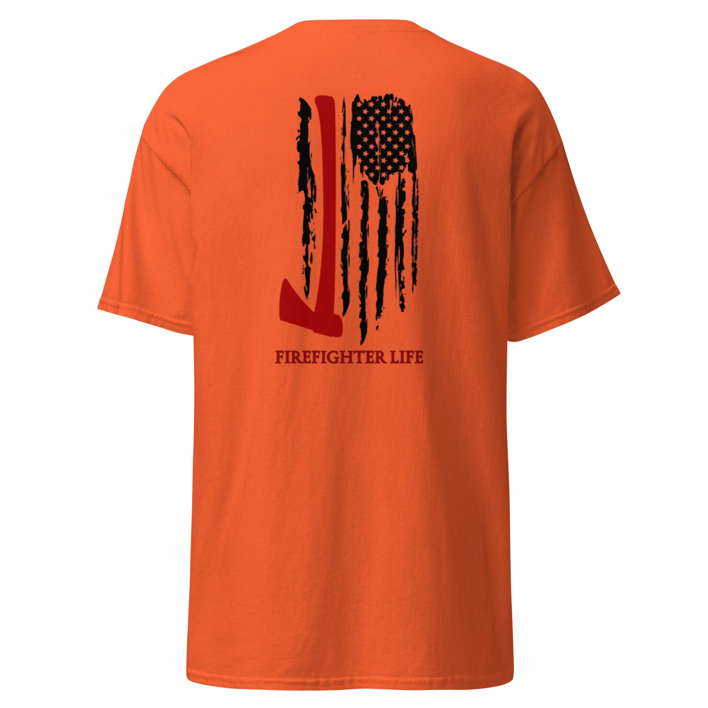 Firefighter Life Unisex classic tee front and back print